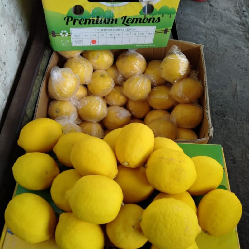 

Fresh Jeruk Lemon California Import Per 500g. Jeruk Eureka