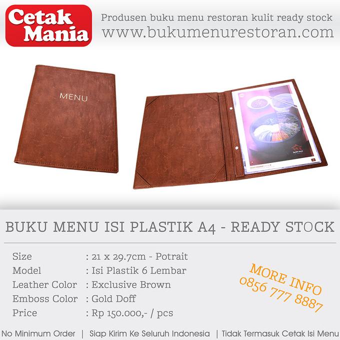 

Buku Menu Restoran Isi Plastik A4 - Ready Stock Terlaris