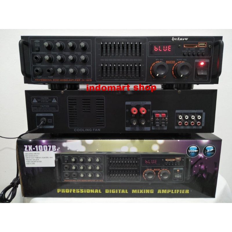 Amplifier Karaoke BETAVO ZX 1007 ( Bluetooth ) ORIGINAL