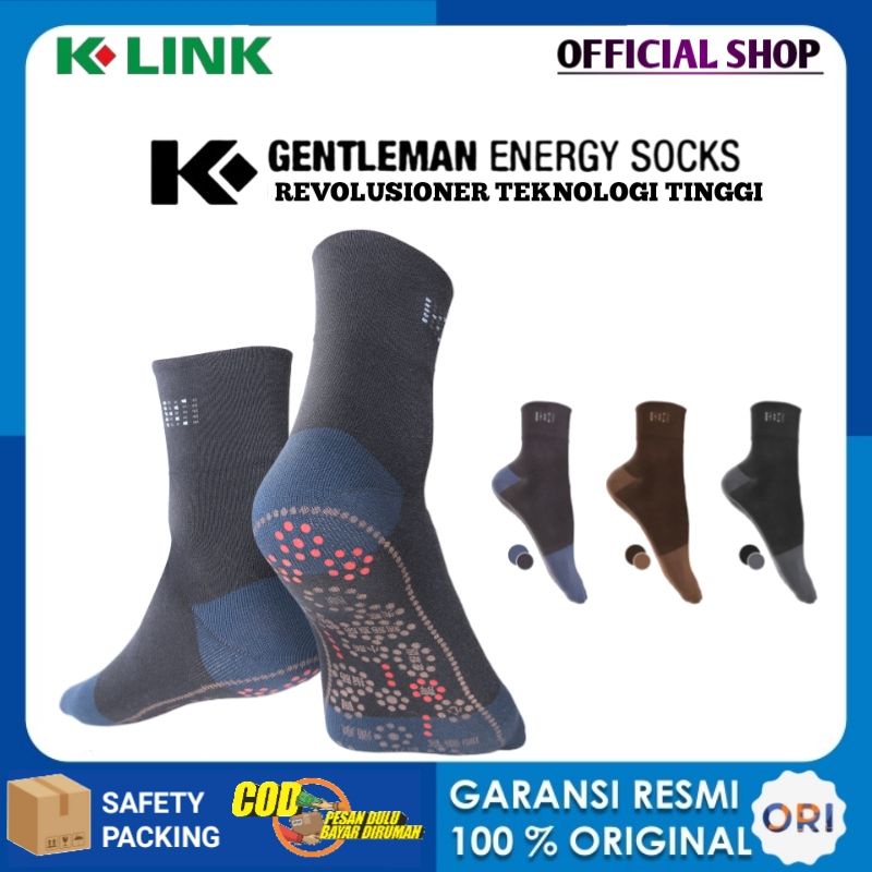 k-gentleman Energy shock kaos kaki kesehatan original