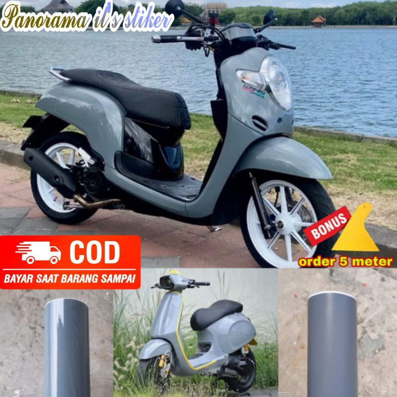 STICKER MOTOR ABU ABU DOFF /SCOTLITE MOTOR ABU ABU DOFF/ STICKER MOTOR SILVER /SKOTLET MOTOR GREY