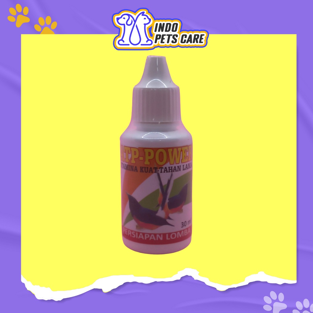 SUPLEMEN STAMINA BURUNG -  ATP POWER 30ML ORIGINAL - PENAMBAH TENAGA ENERGI SAAT LOMBA STAMINA - LEB