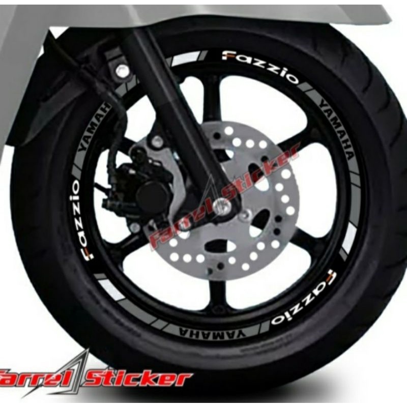 Stiker Velg Fazzio Stiker Pelek Fazzio 125 Menyala