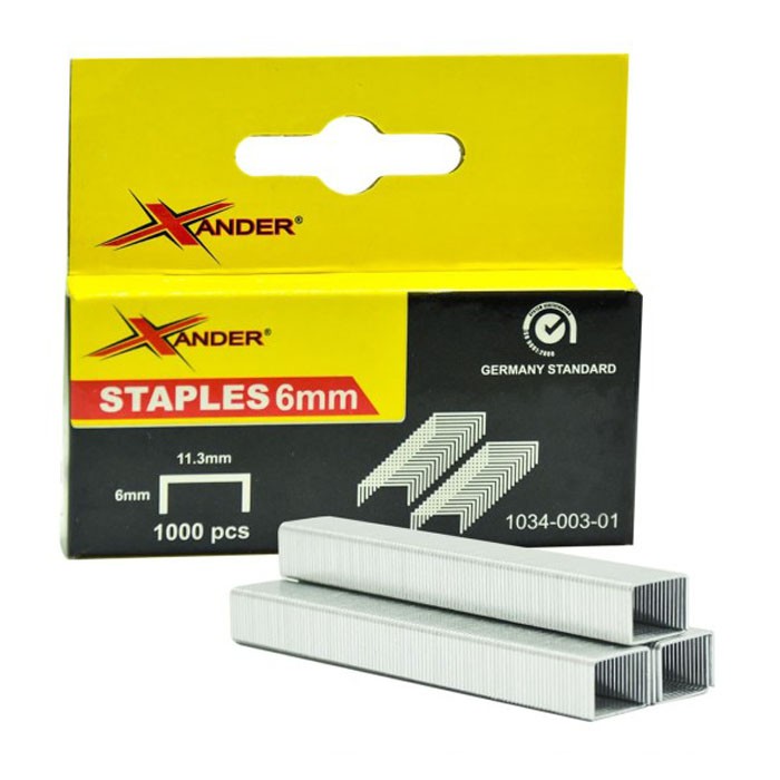 Xander Isi Staples 6mm per 1000Pcs XD-1840