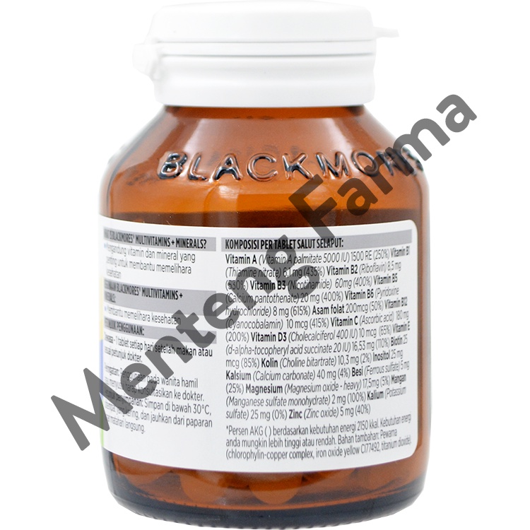 Blackmores Multivitamin &amp; Minerals - Isi 60 Tablet