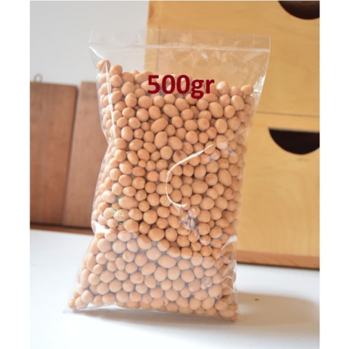 

Kacang Oven / Kacang Atom Tidak Di goreng Isi 500 gr Camilan Kiloan