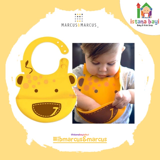 MARCUS&amp;MARCUS Baby Bib - Slabber Makan bayi