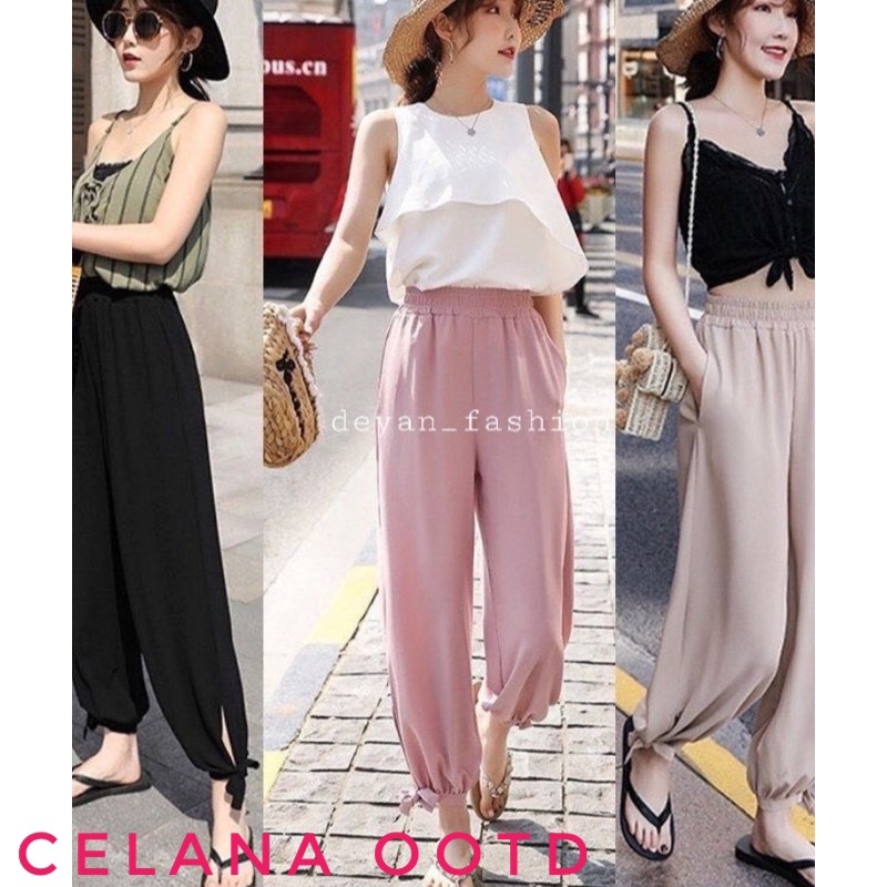 (HARGA AMBYAR) KULOT CELANA PANJANG JUMBO
