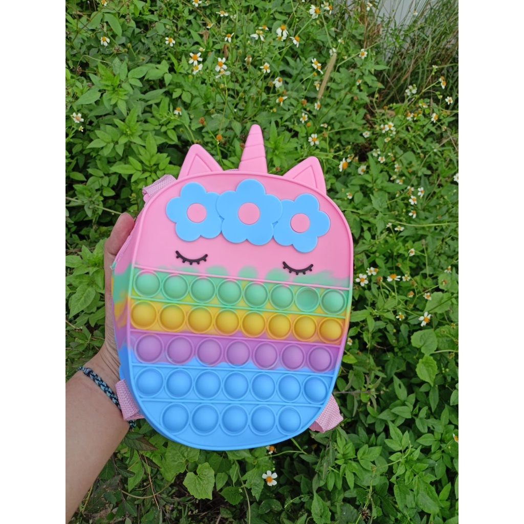 TAS RANSEL POP IT ANAK UNI CORN TERMURAH