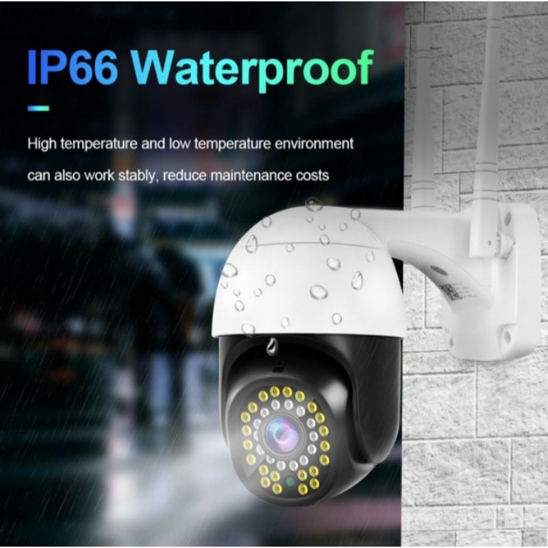 IP CAM CCTV OUTDOOR 8MP SPEED DOME V380 360 DERAJAT PTZ WIRELESS