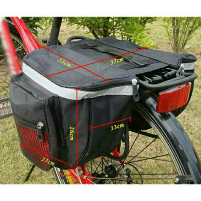 Tas sepeda belakang Side bag sepeda Tas Pannier Sepeda Tas Touring Sepeda Tas Boncengan Sepeda