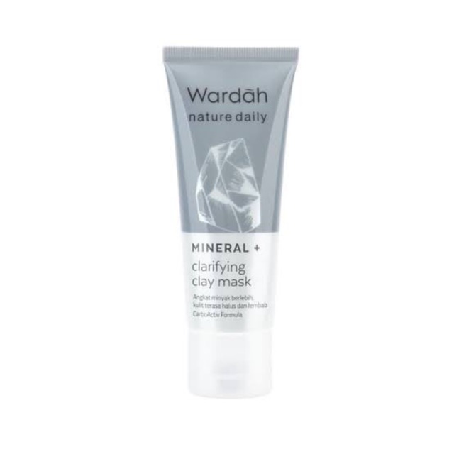 [ 60 ml ] WARDAH MINERAL CLAY MASK // MASKER CLAY WARDAH // mineral + clarifying clay mask hitam