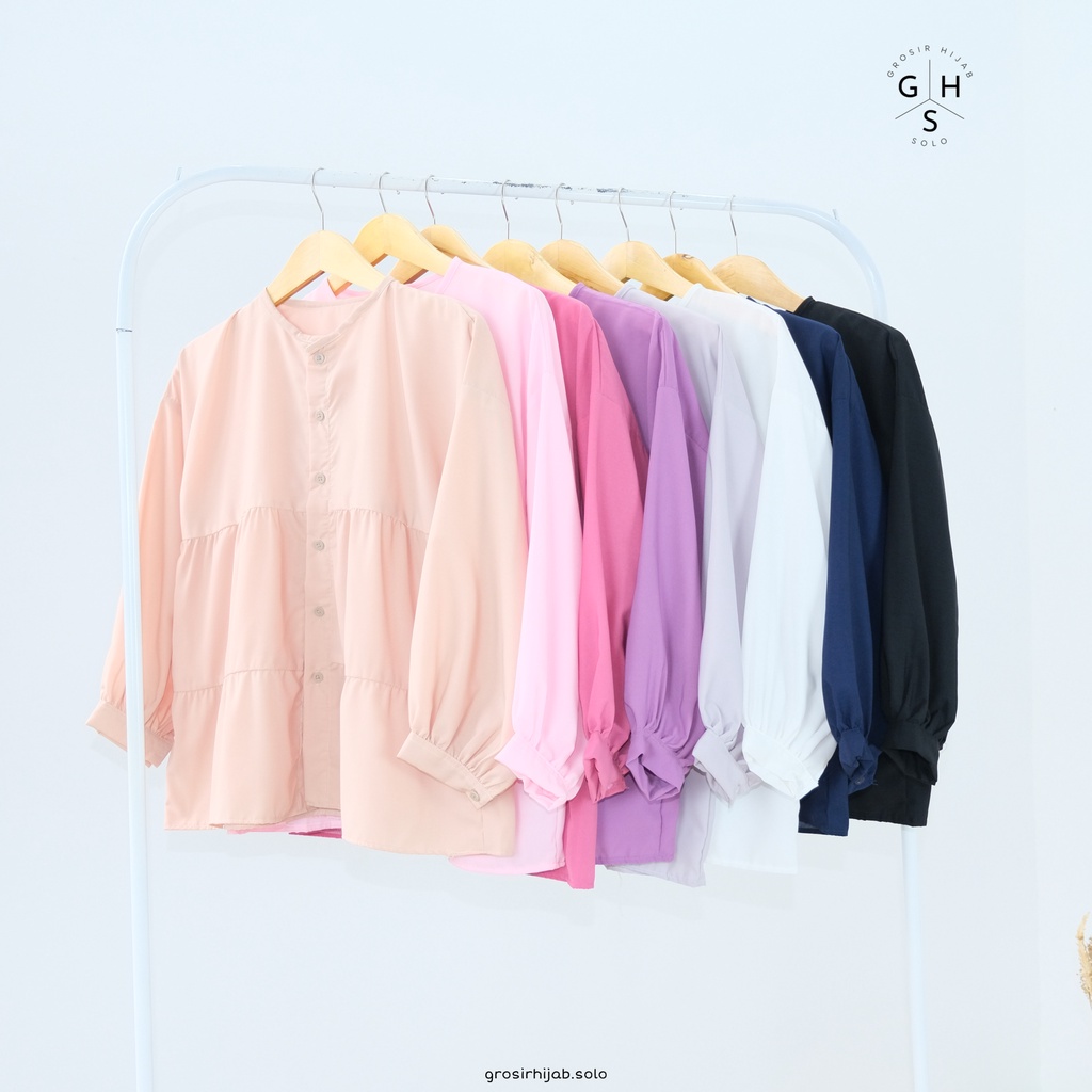 (DBY) BLOUSE CLERIA OVERSIZE KEMEJA ATASAN WANITA SHIRT