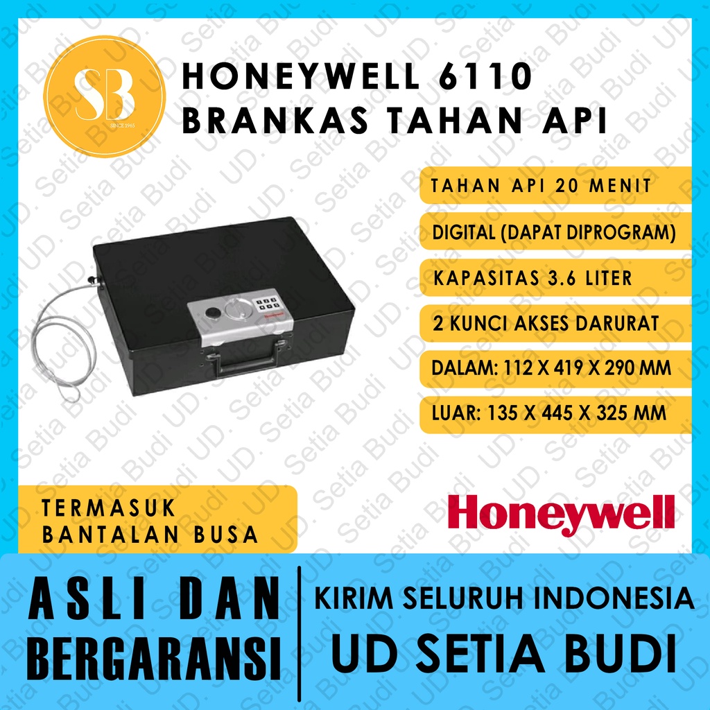 Brankas Honeywell 6110 Asli dan Bergaransi