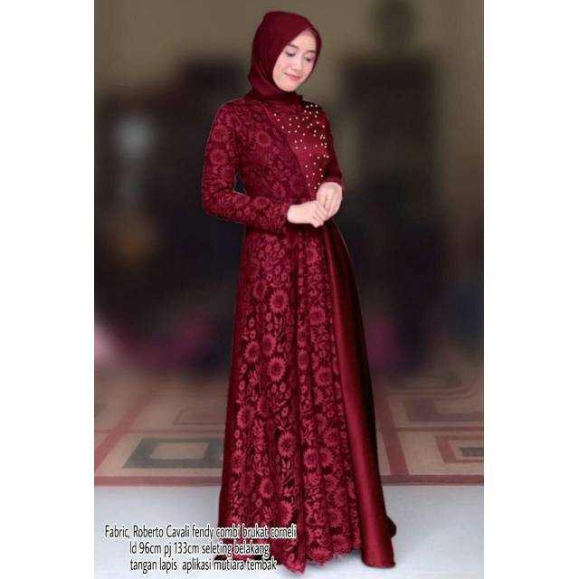 Maxi Carissa || Maxy || Dress Muslim Carissa
