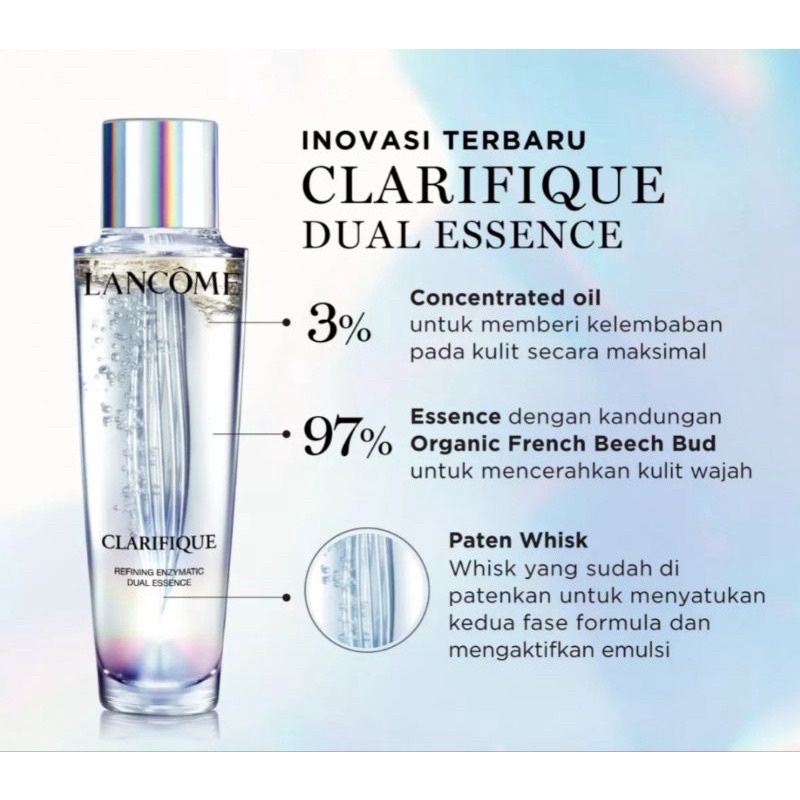 NEW LANCOME CLARIFIQUE DUAL ESSENCE