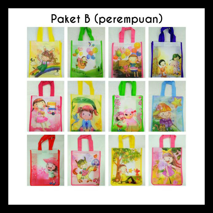 

TAS HADIAH ANAK, TAS SOUVENIR, TAS PESTA ULTAH, TAS ULTAH - PAKET A KUALITAS TERBAIK