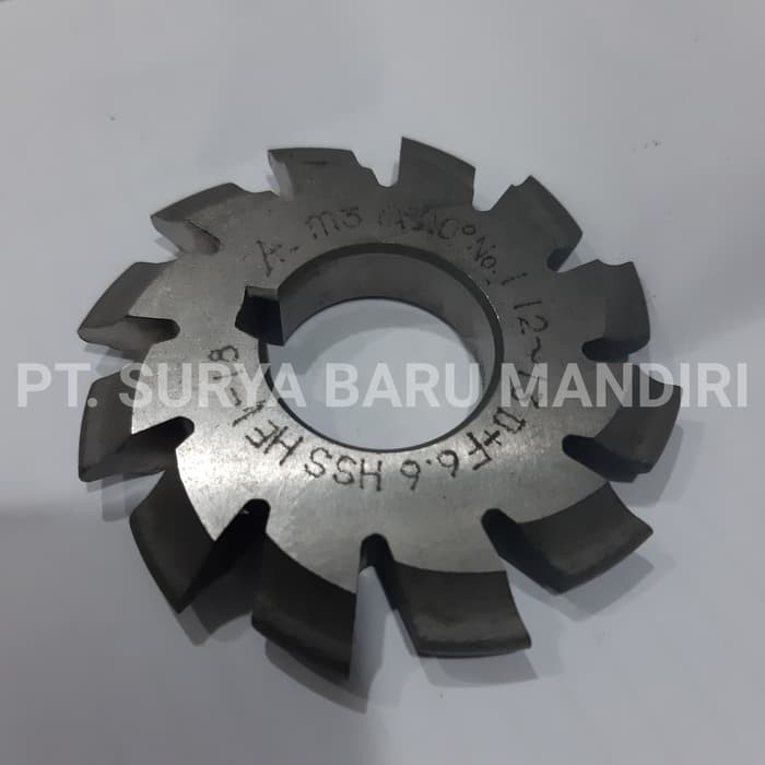 Module Gear Milling Cutter Involute Gear Cutter Modul Pisau Gigi Pcs Tersedia M1 0 M10 0 Shopee Indonesia