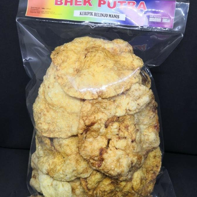 

keripik belinjo manis tanpa udang Bhek Putra