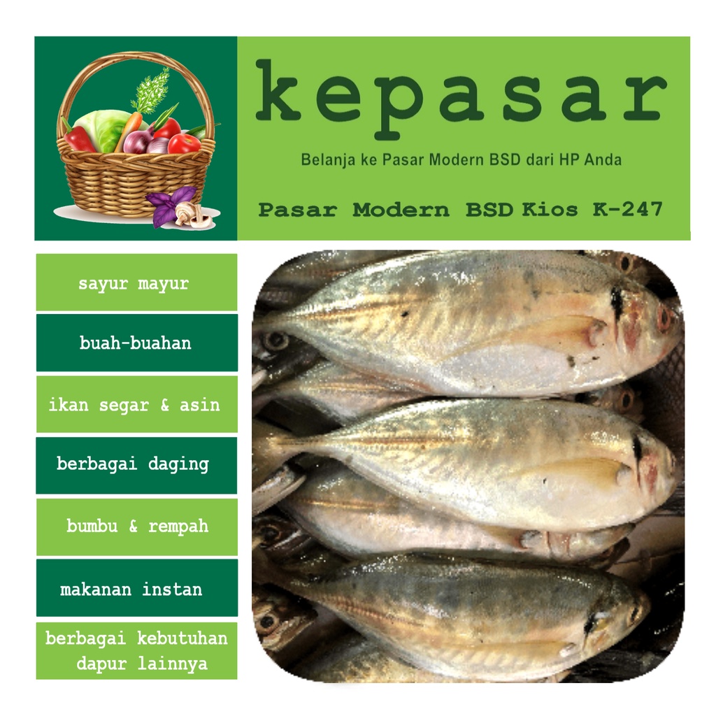 

Ikan Kembung Como 500 g - Kepasar Pasar Online