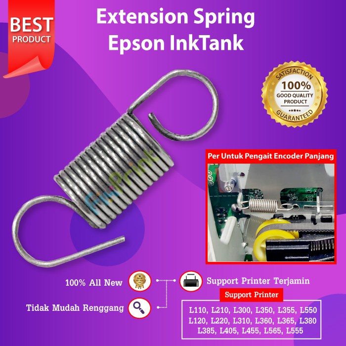 Per Extension Spring Encoder Epson L1110 L1210 L1250 L1256 Printer L3100 L3110 L3116 L3210 L3216 L3150 L3156 L3250 L3256 L5190 L5290 L5296 New