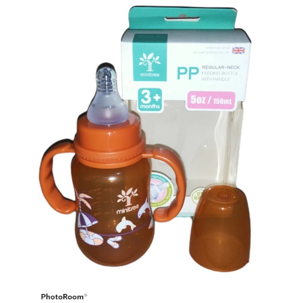 Botol susu baby minitree 150ml / botol dot bayi bpa free SNI size M