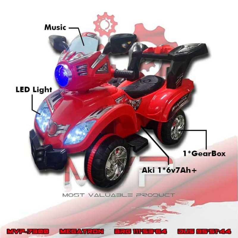 Motor Aki 4 Roda (MVP 7311)