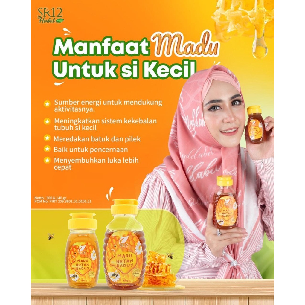 

Madu Asli Hutan Baduy SR12 140 gr