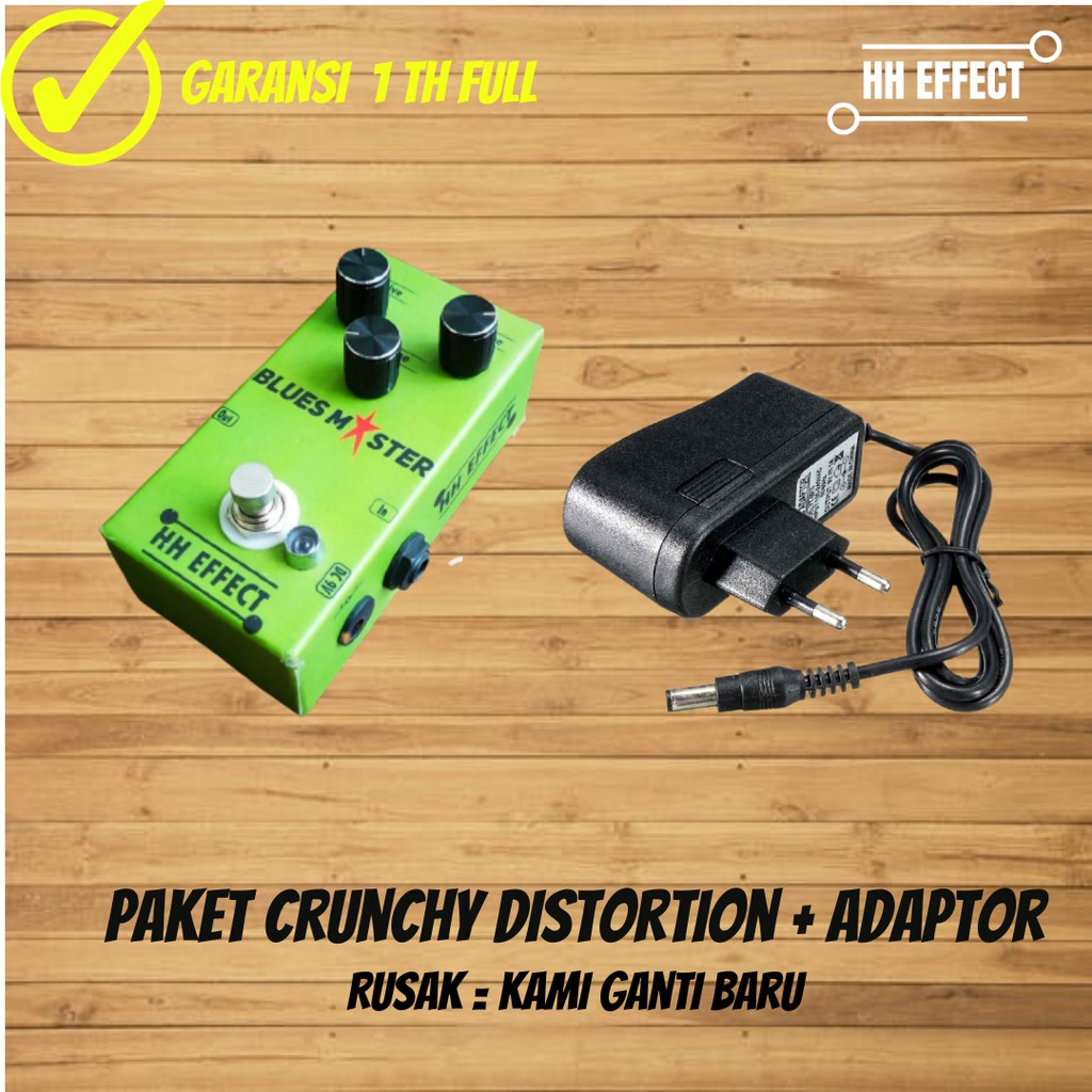 Efek Gitar Blues Master Overdrive + Adaptor