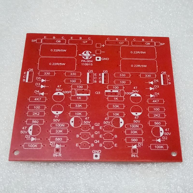 PCB 150W OCL Stereo Power Amplifier PA-004