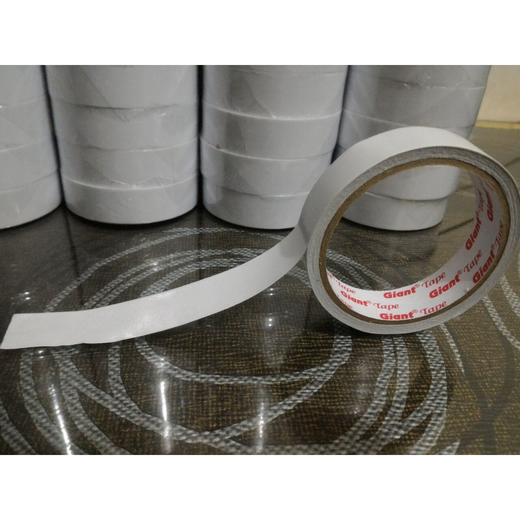 

Terlaris Double Tape 24 MM GIANT TAPE BERKUALITAS DOUBLE TAPE KERTAS