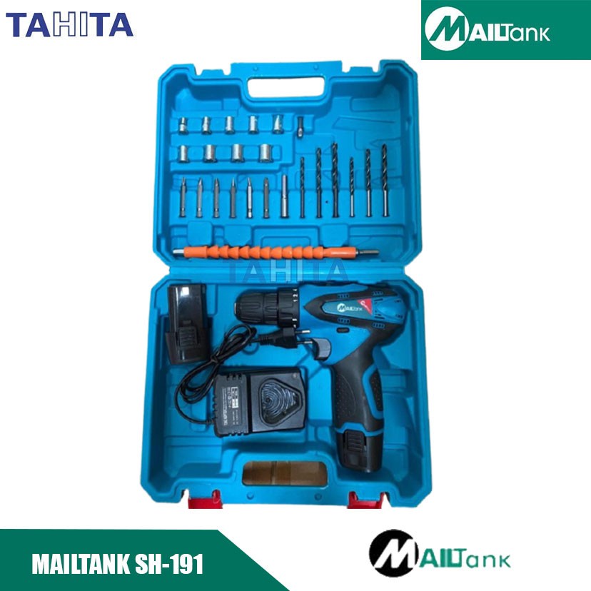 MAILTANK SH 191 MESIN BOR BATERAI CORDLESS DRILL 12V MAILTANK