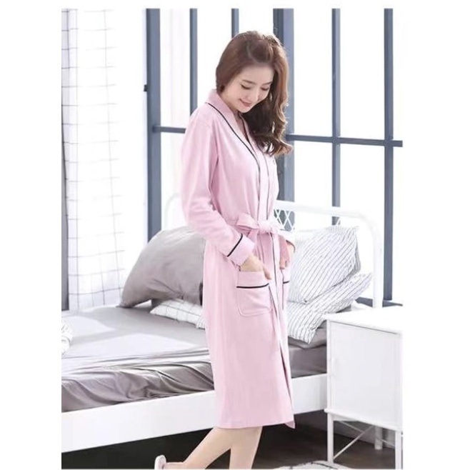 Baju tidur kimono wanita  bahan kaos import premium