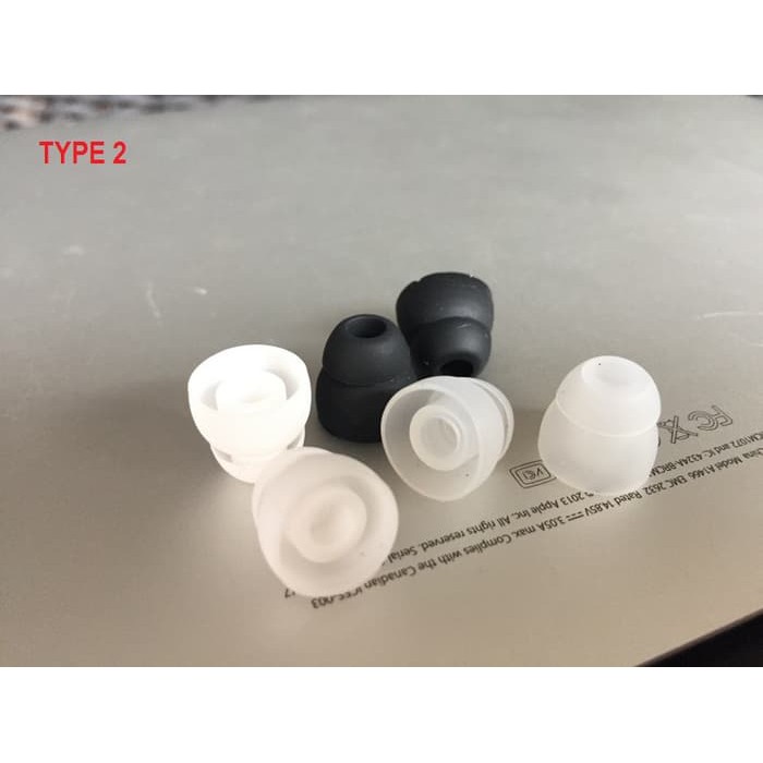 Double Flange Silicone EarTips , IEM Replacement Foam Tips