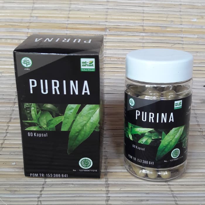 Kapsul Purina Herbal Asam Urat pegal linu, rematik Isi 60