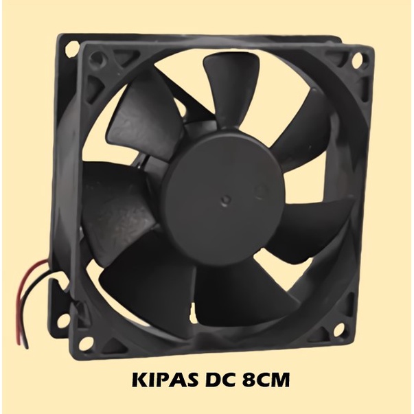 Kipas Fan Arus DC 12V 8cm