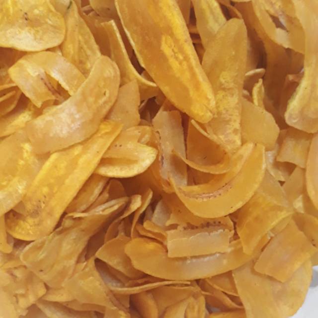 

Keripik pisang asin tipis
