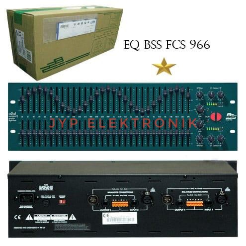 equalizer eq BSS FCS 966 stereo 2 x 31 band