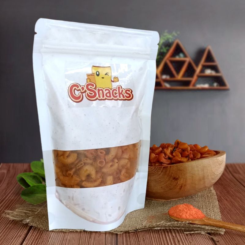 

Camilan gurih Makaroni Bantet rasa balado daun jeruk (kemasan 150gr)