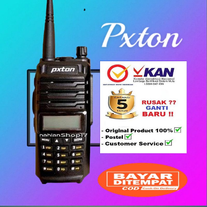 PROMO HT HANDY TALKY PXTON PX7700P ORIGINAL BKN UV5R, RA, UV6R UV82, UV-82 888s MURAH TERBARU