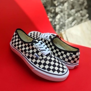 checkered authentic vans