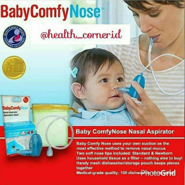 Baby Comfy Nose Nasal Aspirator USA - BabyComfy Alat Penyedot Ingus Anak