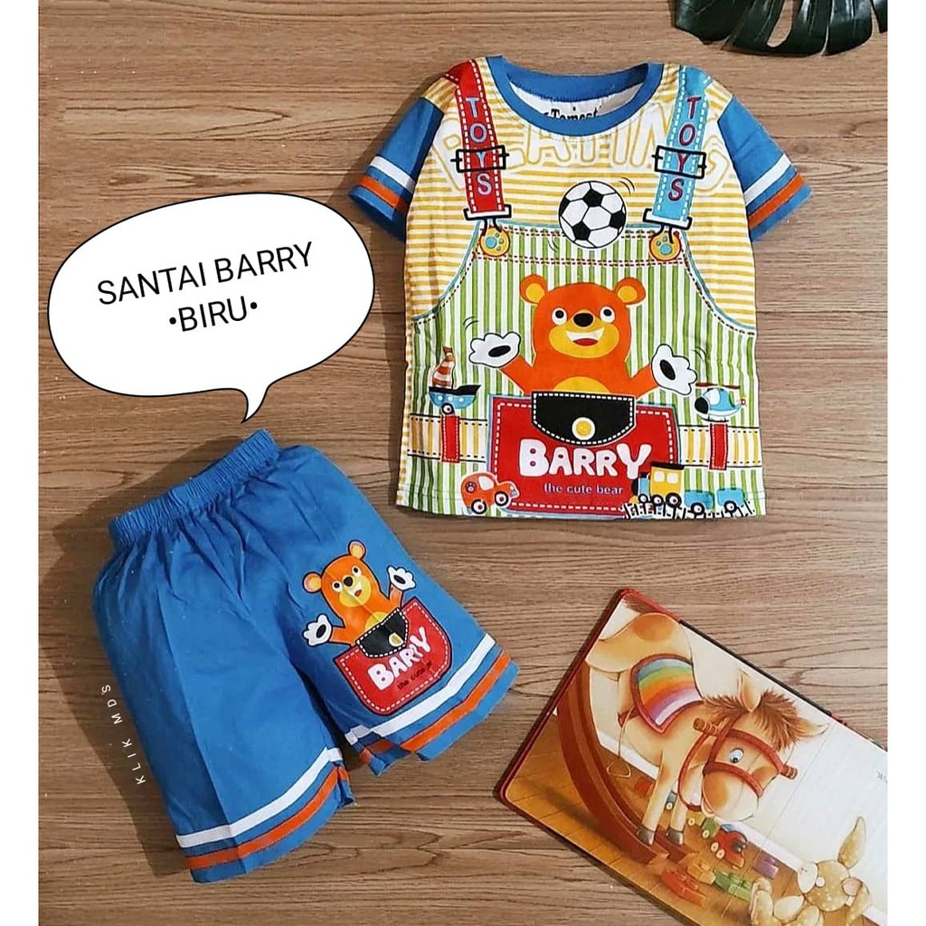 Klik Mds Setelan Anak Bayi Laki-laki Santai Motif B Dan Motif C Ukuran 4-6-8 Usia 1-4 Tahun