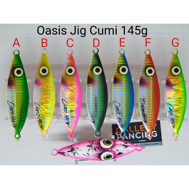 Metal Jig Oasis Jig Cumi 145g