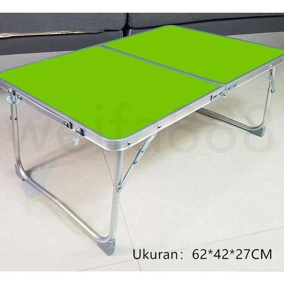 Jual Meja Laptop Alumunium Portable - Meja Belajar - Meja Lesehan - Meja Ngaji - Meja Murah