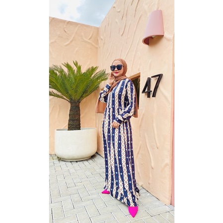 Glamour Dress Rayon Premium Motif Kekinian Jumbo Busui