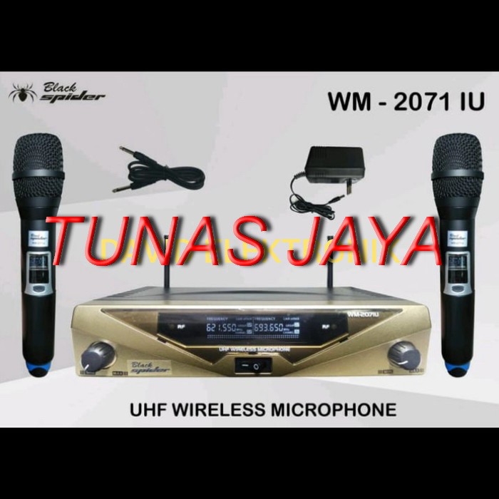 Mic Wireless Black Spider WM-2071 IU