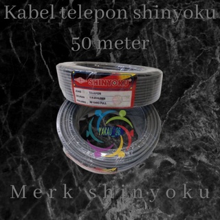 KABEL TELEPON SHINYOKU/KABEL INSTALASI WALET 50METER