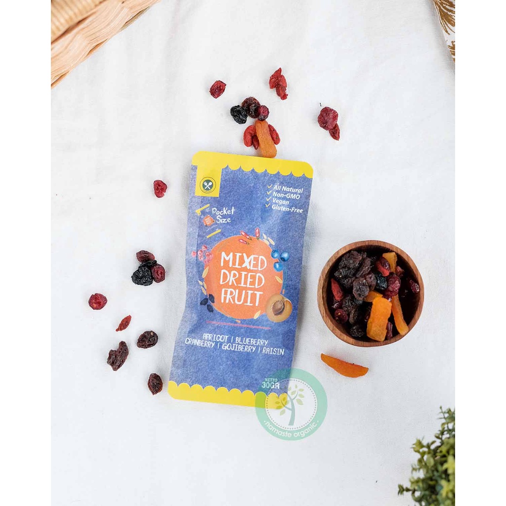 

POCKET SIZE MIXED DRIED FRUIT 30GR