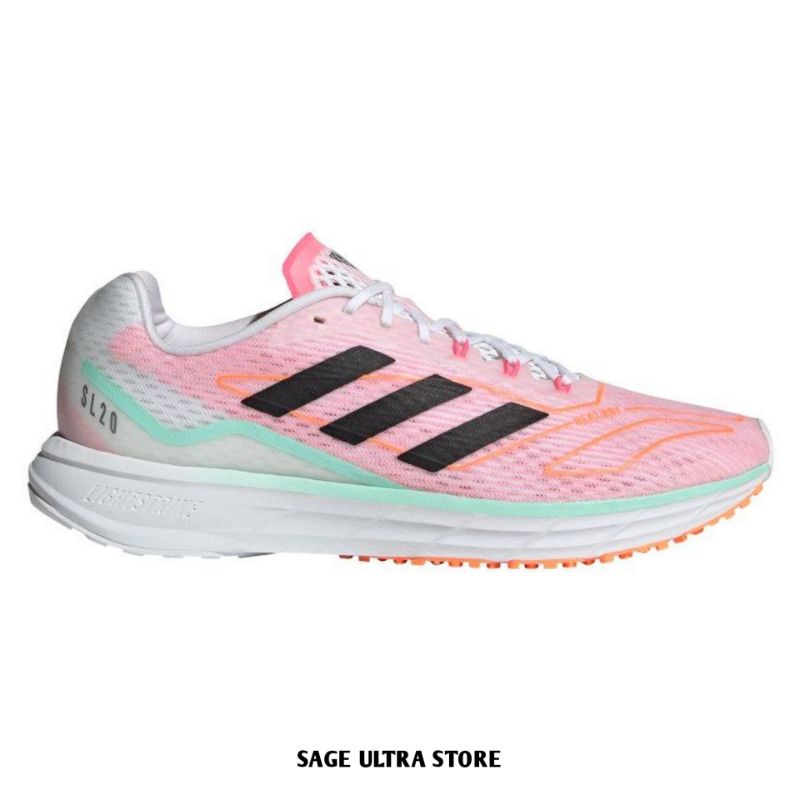 Sepatu Lari Running Adidas SL20.2 Summer Ready Men Pria Original - Mint